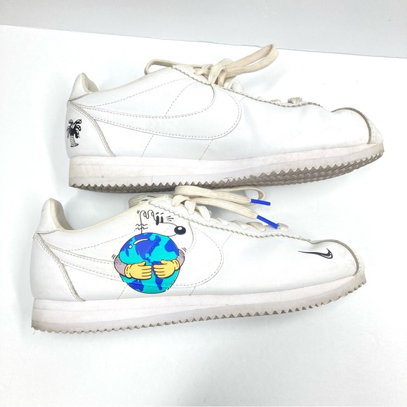 Nike Shoes - Nike Cortez Steve Harrington Earth Day Sneaker Shoes Size 8 White